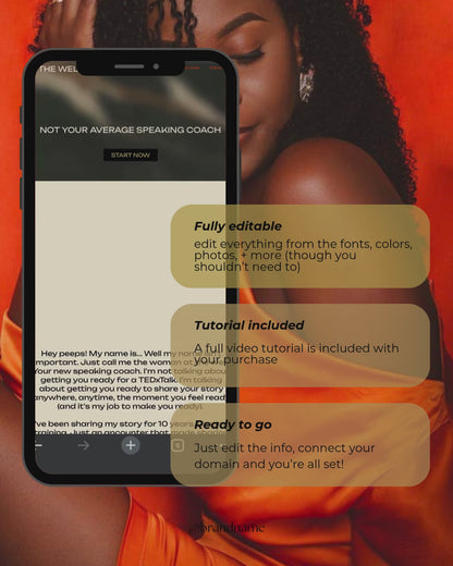 At The Well Landing Page Template